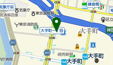 大手町フィナンシャルシティ グランキューブの地図画像