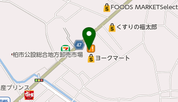 ヨークマート 花野井店の地図画像