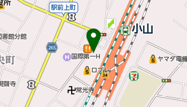 小山市立生涯学習センターの地図画像