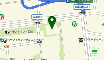 六甲運動公園の地図画像