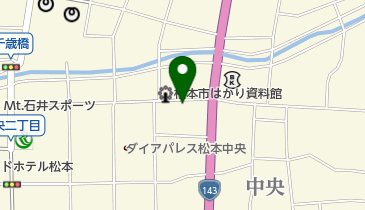 凸凹堂松本の地図画像