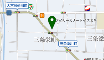 メガネ本舗 奈良三条店の地図画像