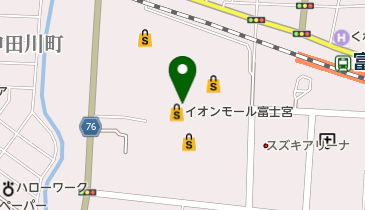 美容室イレブンカット イオンモール富士宮店の地図画像