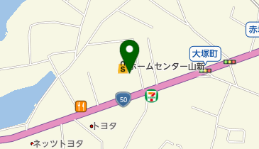 山新 赤塚店の地図画像