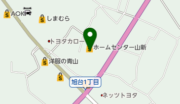 山新 ホームセンター 山新石岡店の地図画像