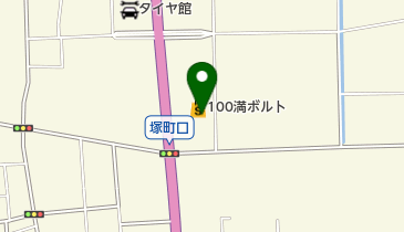 100満ボルト 越前店の地図画像