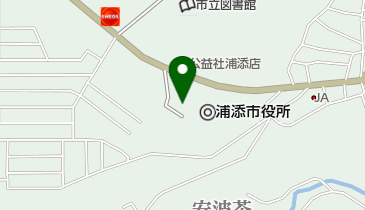 浦添市老人福祉センターの地図画像