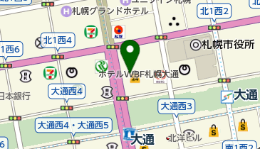 農林中央金庫 札幌支店の地図画像