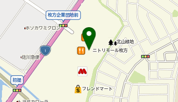 デザート王国 ニトリモール枚方店の地図画像