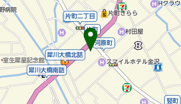 堀田めがね店の地図画像
