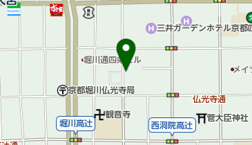 シカゴピザ 四条堀川店の地図画像
