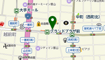 エルサカエ 総曲輪店の地図画像