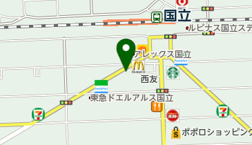 AZURE(アジュール) 国立店の地図画像