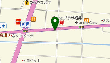 カーセブン MEGA(メガ)福井店の地図画像