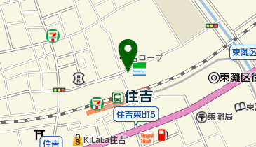 東急スポーツオアシス 住吉24Plus店の地図画像