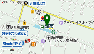 メガネドラッグ 調布店の地図画像