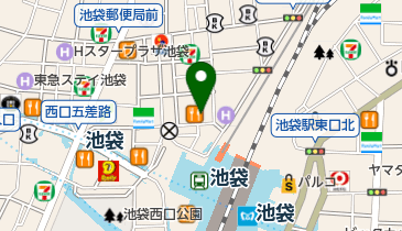 陽光美食店の地図画像