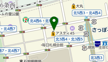 北海道パスポートセンターの地図画像