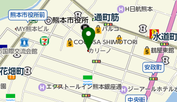 TBC 熊本カリーノ下通店の地図画像