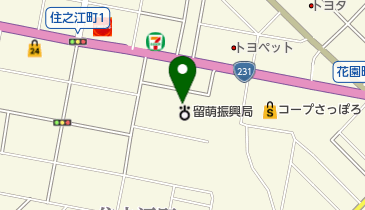 留萌振興局の地図画像