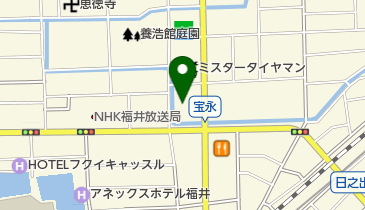 福井県パスポートセンターの地図画像