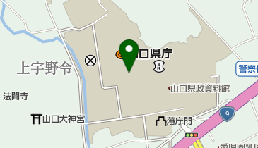 山口県旅券センターの地図画像