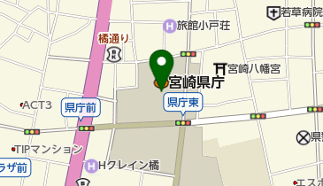 宮崎パスポートセンターの地図画像