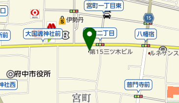 zen place pilates(ゼン プレイス ピラティス) 府中スタジオの地図画像