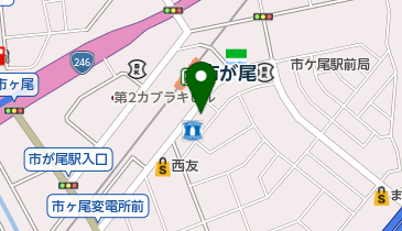 Ash(アッシュ) 市が尾店の地図画像