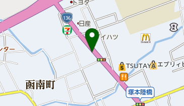 牛若丸ガーデン 函南町店の地図画像