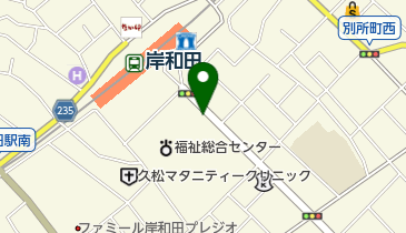 BTB(バイオ テクノロジー ビューティー) 岸和田店の地図画像