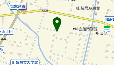 ホリデイスポーツクラブ 甲府店の地図画像