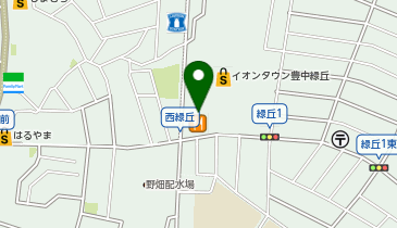 サンシャインエデュケーション イオンタウン豊中緑丘校の地図画像