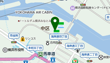 ビアンキバイクストア横浜の地図画像