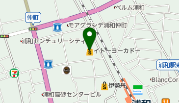 ママのリフォーム イトーヨーカドー浦和店の地図画像