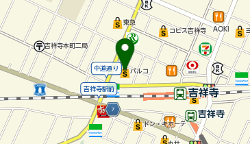 カナル4&deg;C(ヨンドシー) 吉祥寺パルコ店の地図画像