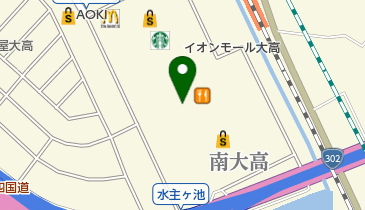 ハロー! ハロー! カーム イオンモール大高店の地図画像