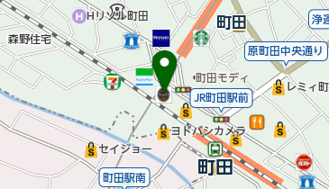 名代箱根そば 町田店の地図画像