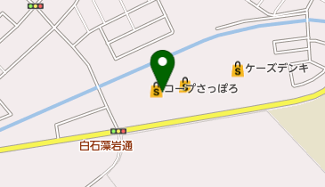 コープドラッグ 月寒ひがし店の地図画像
