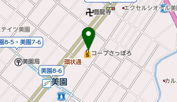 コープドラッグ 美園店の地図画像