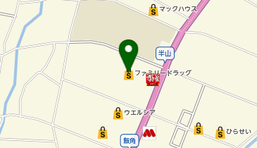 ファミリードラッグ 中条店の地図画像
