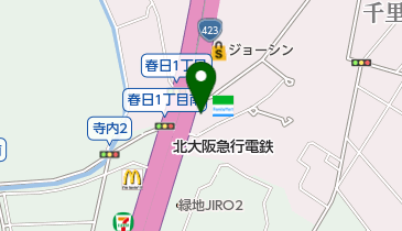 ノムラクリーニング 緑地公園店の地図画像