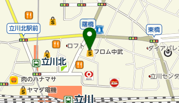 クリスタル・ワールド 立川店の地図画像