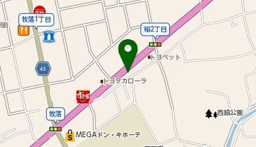 KUSHITANI PROSHOP(クシタニプロショップ) 箕面の地図画像