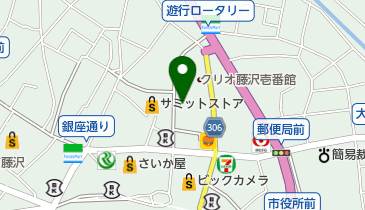 藤沢商工会議所 東北復興応援プラザの地図画像