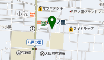 ノムラクリーニング 八戸ノ里店の地図画像