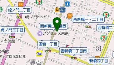 肉塊 UNO(ウーノ) 虎ノ門店の地図画像
