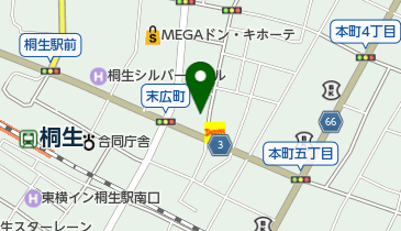 love hair(ラブヘアー) Exclusive桐生店の地図画像