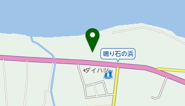 鳴り石の浜の地図画像