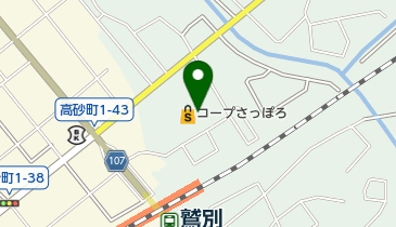 コープドラッグ しがイースト店の地図画像
